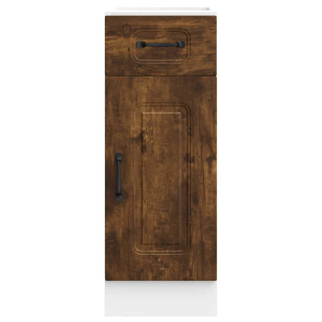 vidaXL ντουλάπι βάσης κουζίνας Kalmar Καπνιστή δρυς Επεξεργασμένο Ξύλο