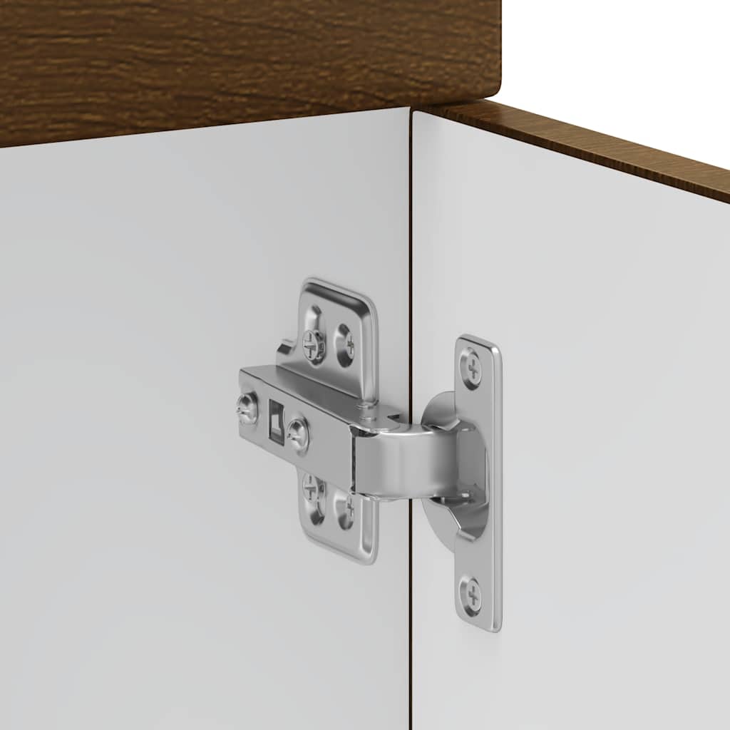 vidaXL ντουλάπι βάσης κουζίνας Kalmar Καπνιστή δρυς Επεξεργασμένο Ξύλο