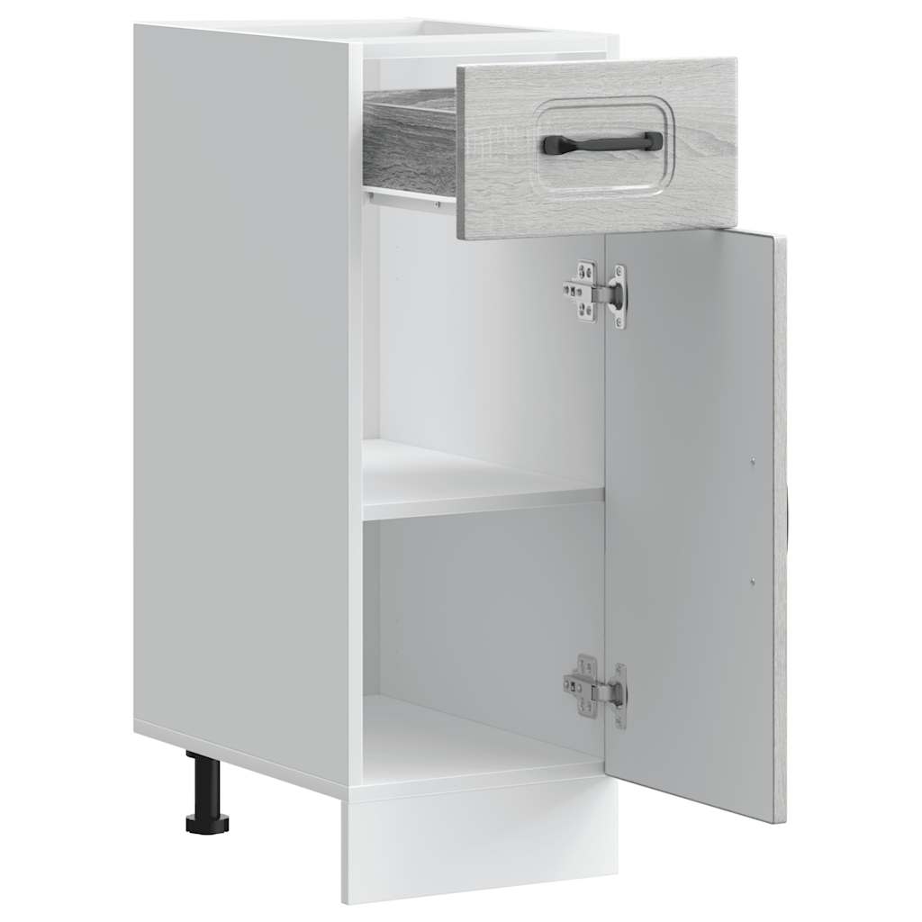 vidaXL ντουλάπι βάσης κουζίνας Kalmar Γκρι sonoma Επεξεργασμένο Ξύλο