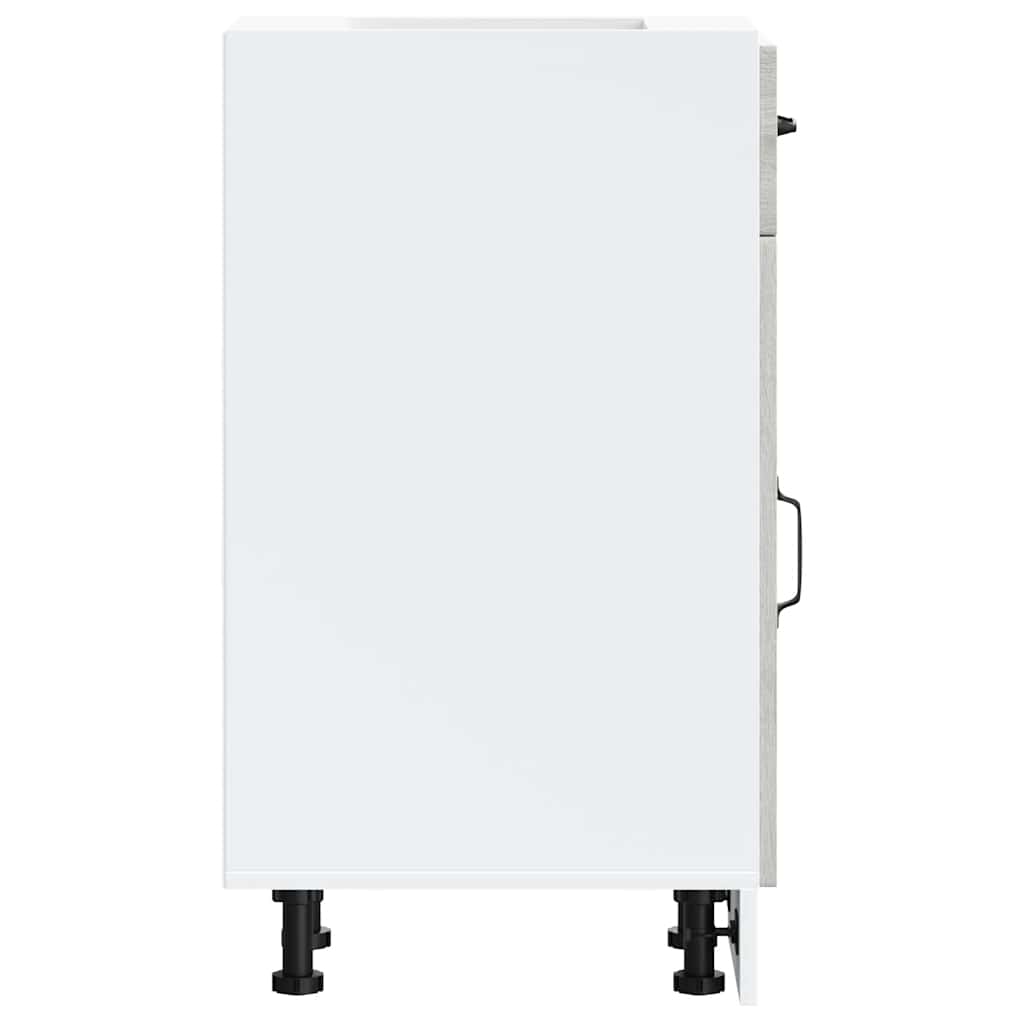 vidaXL ντουλάπι βάσης κουζίνας Kalmar Γκρι sonoma Επεξεργασμένο Ξύλο