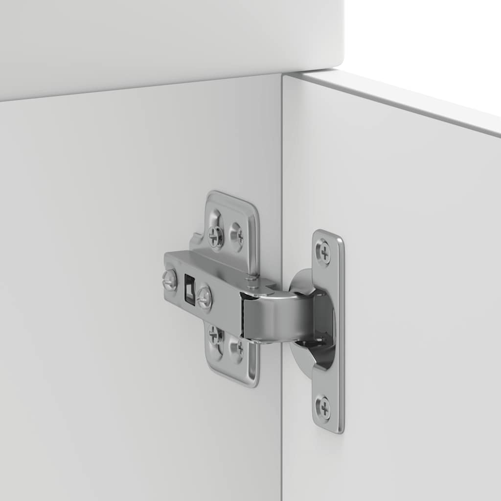 vidaXL ντουλάπι βάσης κουζίνας Kalmar Λευκό από Επεξεργασμένο Ξύλο