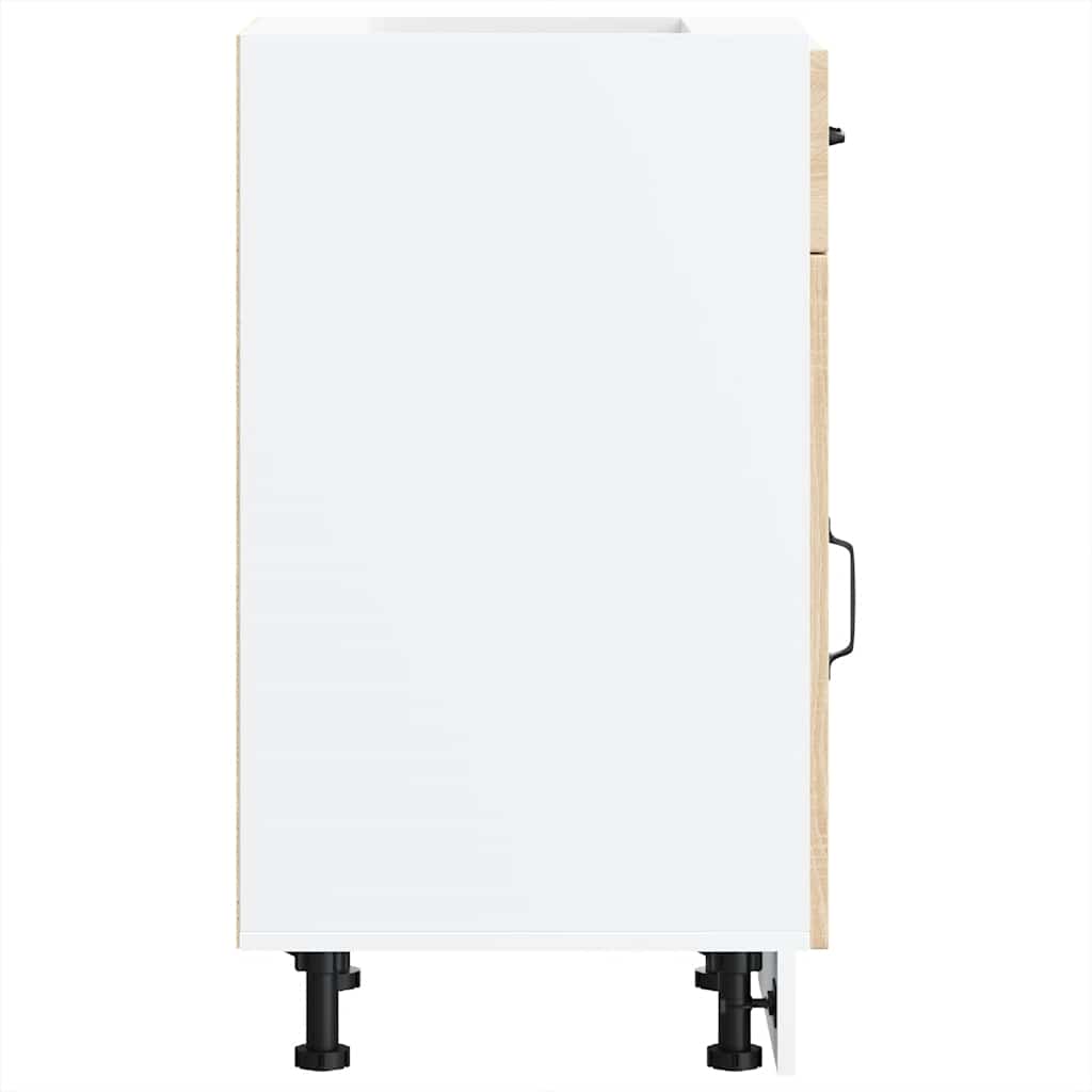 vidaXL ντουλάπι βάσης κουζίνας Kalmar Sonoma δρυς Επεξεργασμένο Ξύλο