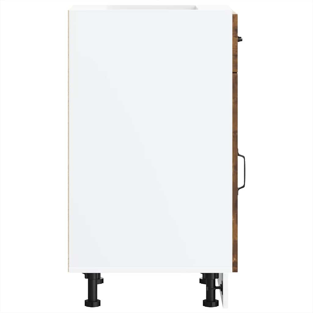 vidaXL ντουλάπι βάσης κουζίνας Kalmar Καπνιστή δρυς Επεξεργασμένο Ξύλο