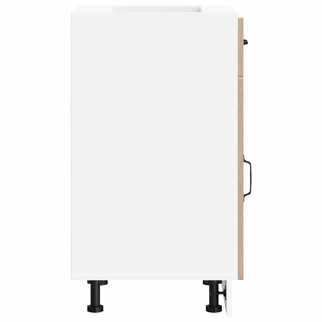 vidaXL ντουλάπι βάσης κουζίνας Kalmar Sonoma δρυς Επεξεργασμένο Ξύλο