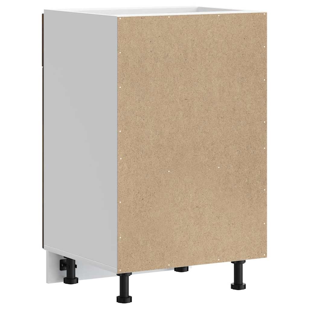 vidaXL ντουλάπι βάσης κουζίνας Kalmar Καπνιστή δρυς Επεξεργασμένο Ξύλο