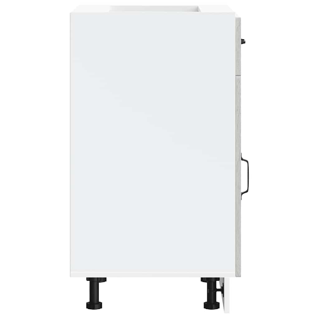 vidaXL ντουλάπι βάσης κουζίνας Kalmar Γκρι sonoma Επεξεργασμένο Ξύλο