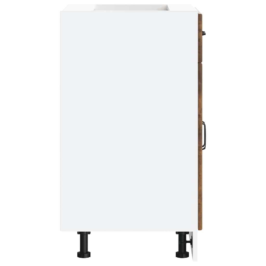 vidaXL ντουλάπι βάσης κουζίνας Kalmar Καπνιστή δρυς Επεξεργασμένο Ξύλο