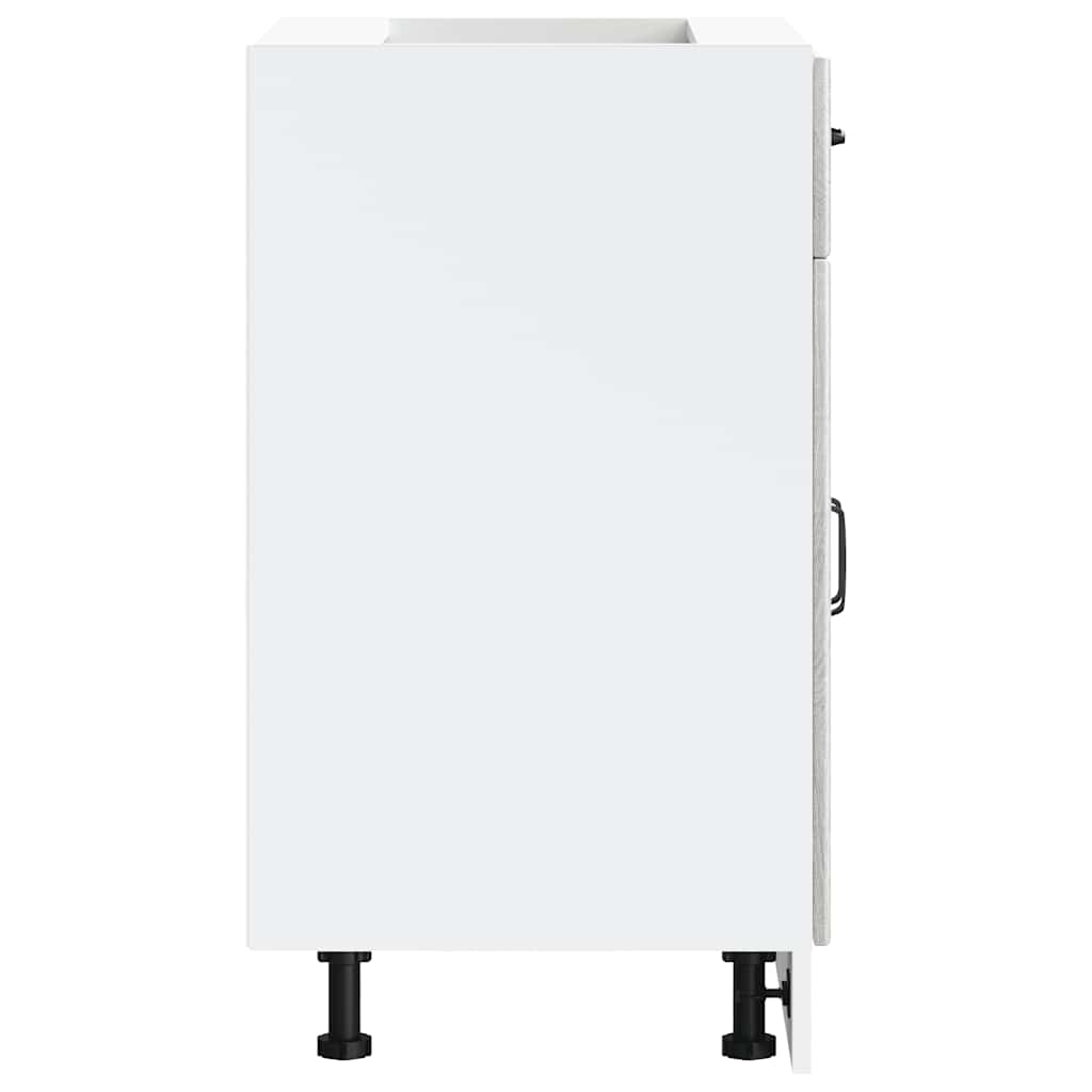 vidaXL ντουλάπι βάσης κουζίνας Kalmar Γκρι sonoma Επεξεργασμένο Ξύλο