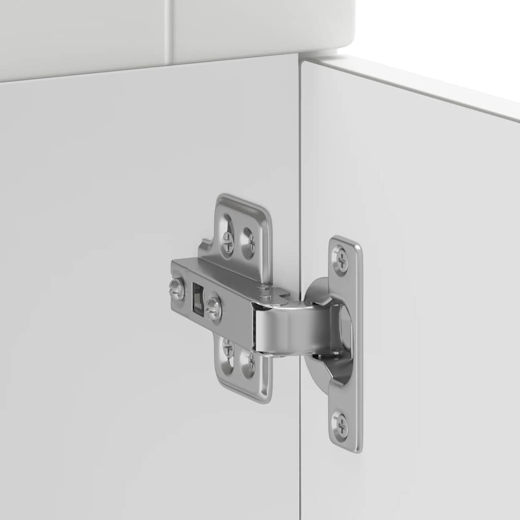 vidaXL ντουλάπι βάσης κουζίνας Kalmar Λευκό από Επεξεργασμένο Ξύλο