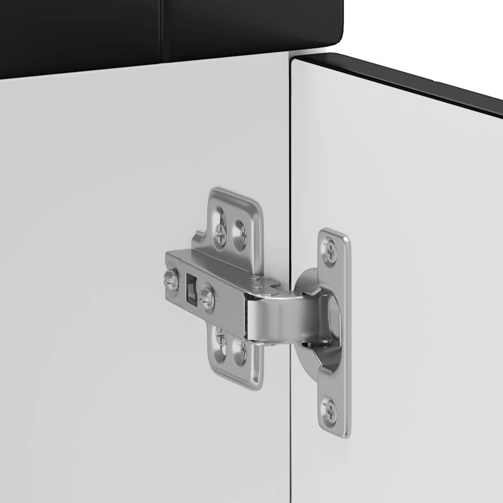 vidaXL ντουλάπι βάσης κουζίνας Kalmar Μαύρο από Επεξεργασμένο Ξύλο