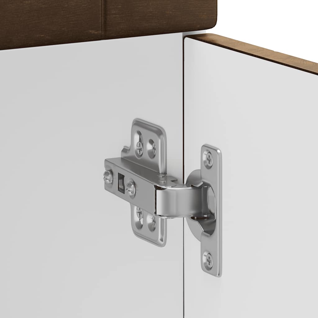 vidaXL ντουλάπι βάσης κουζίνας Kalmar Καπνιστή δρυς Επεξεργασμένο Ξύλο