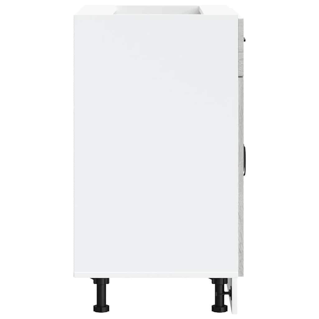 vidaXL ντουλάπι βάσης κουζίνας Kalmar Γκρι sonoma Επεξεργασμένο Ξύλο