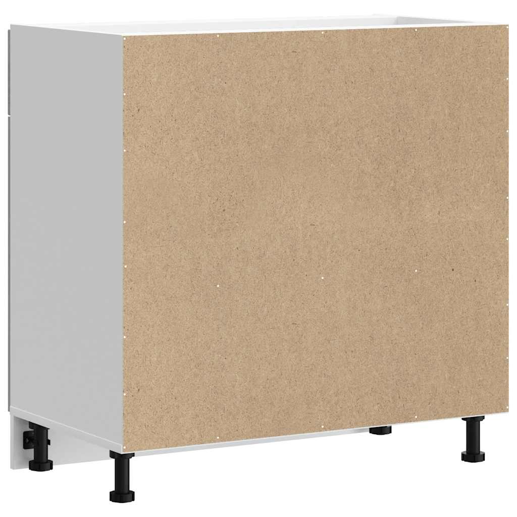 vidaXL ντουλάπι βάσης κουζίνας Kalmar Γκρι sonoma Επεξεργασμένο Ξύλο