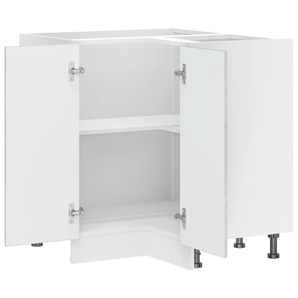 vidaXL Γωνιακό ντουλάπι βάσης κουζίνας Kalmar Γκρι Σκυροδέματος