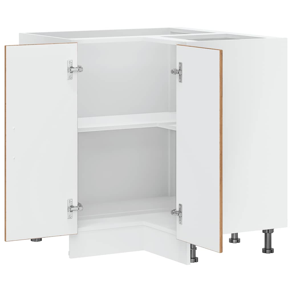 vidaXL Γωνιακό ντουλάπι βάσης κουζίνας Kalmar Παλαιού Ξύλου Επεξ. Ξύλο