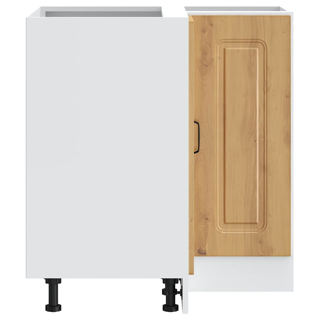 vidaXL Γωνιακό ντουλάπι βάσης κουζίνας Kalmar Αρτισιανή Δρυς