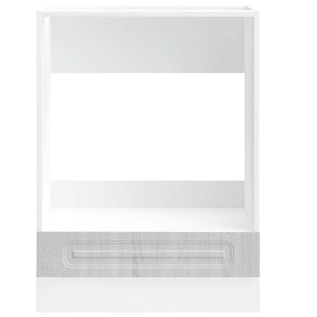 vidaXL Ντουλάπι φούρνου Kalmar Γκρι Sonoma Επεξεργασμένο Ξύλο