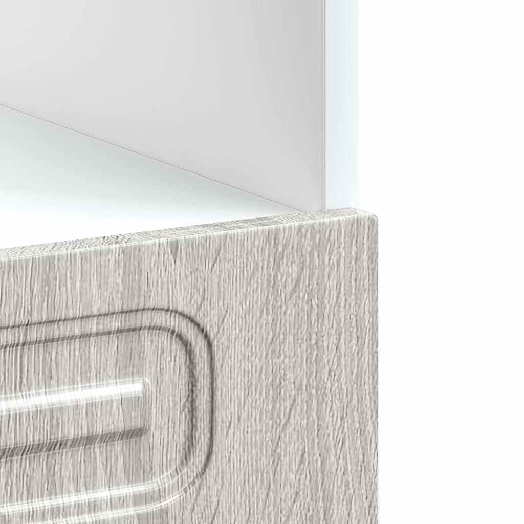 vidaXL Ντουλάπι φούρνου Kalmar Γκρι Sonoma Επεξεργασμένο Ξύλο