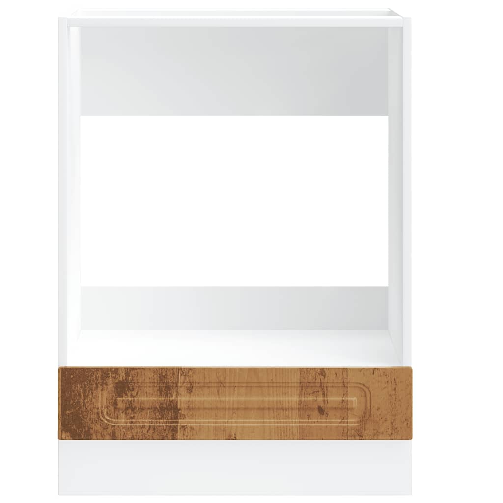 vidaXL Ντουλάπι φούρνου "Kalmar" Παλιό ξύλο Μηχανουργικό ξύλο