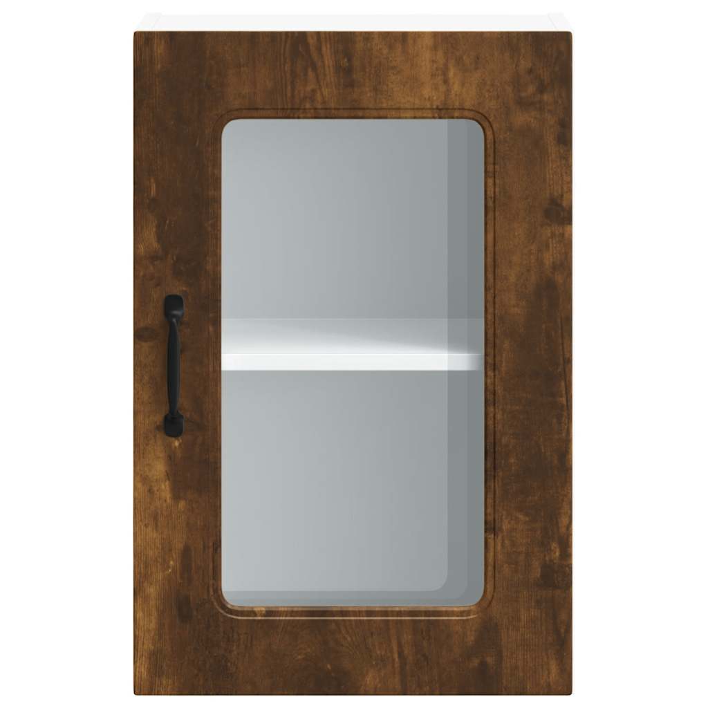 vidaXL Ντουλάπι τοίχου κουζίνας με γυάλινη πόρτα "Kalmar"