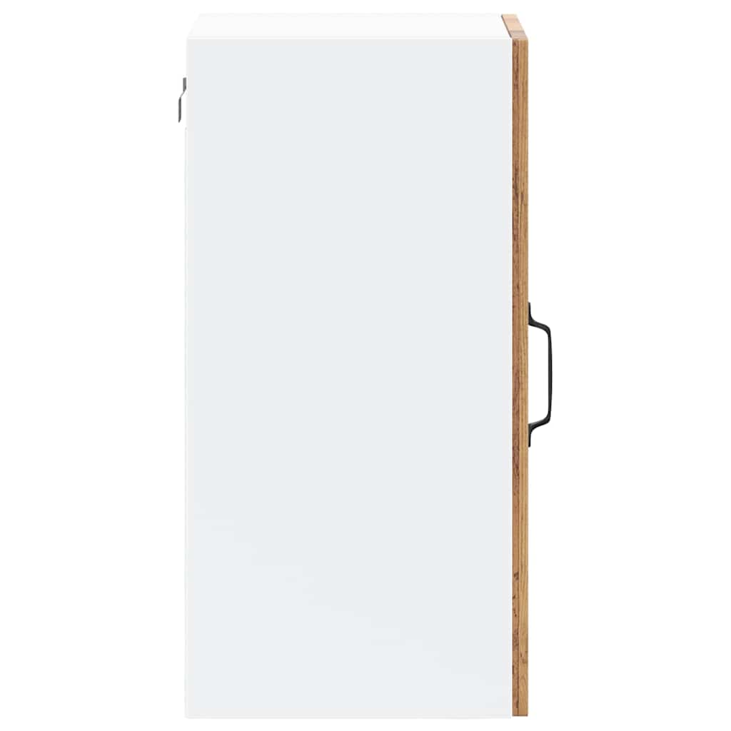 vidaXL Ντουλάπι τοίχου κουζίνας με γυάλινη πόρτα "Kalmar" Παλιό ξύλο