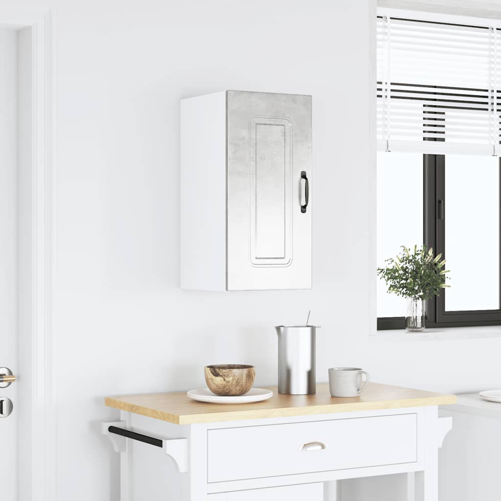 vidaXL ντουλάπι τοίχου κουζίνας "Kalmar" Σκυρόδεμα γκρι