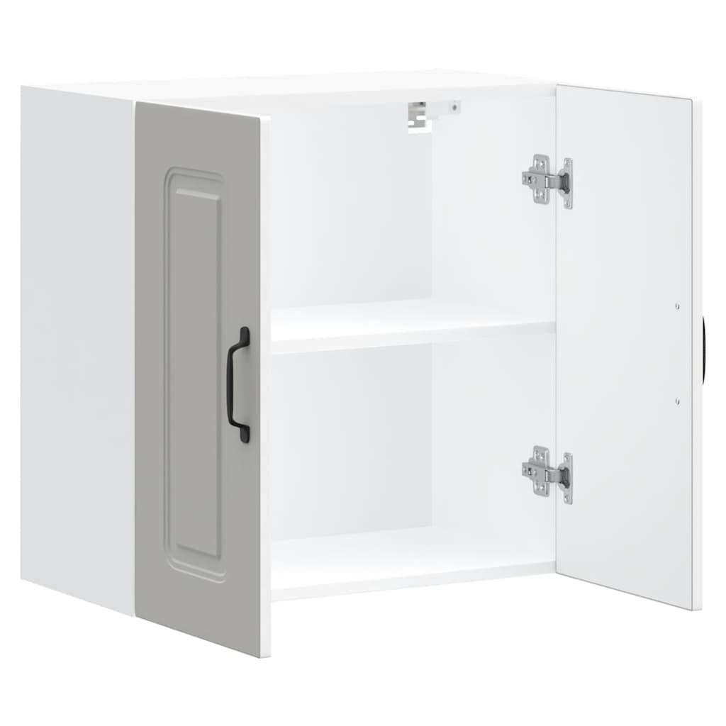 vidaXL ντουλάπι τοίχου κουζίνας "Kalmar" Λευκό κατασκευασμένο ξύλο