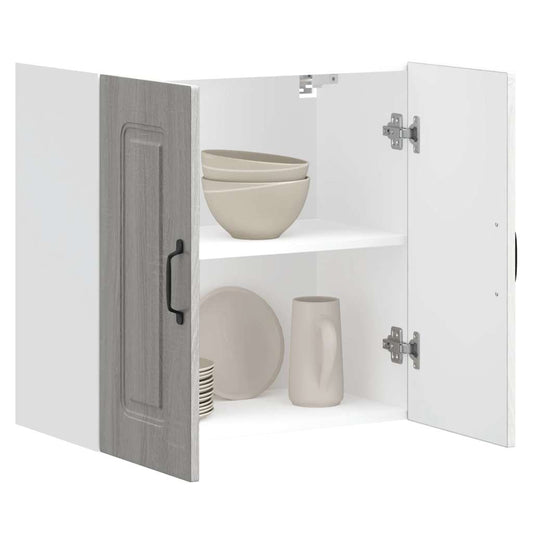 vidaXL Ντουλάπι τοίχου κουζίνας "Kalmar" Γκρι Sonoma