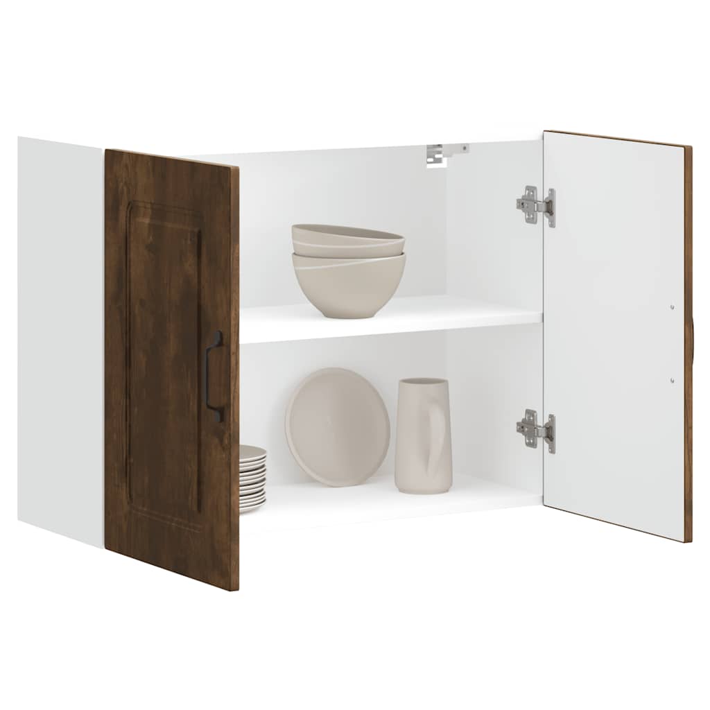 vidaXL ντουλάπι τοίχου κουζίνας "Kalmar" Καπνιστό ξύλο δρυός