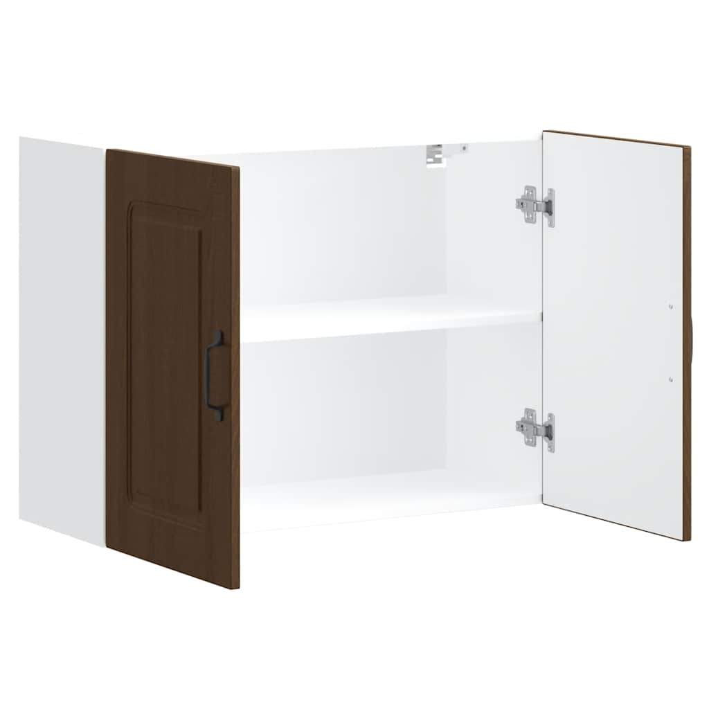 vidaXL ντουλάπι τοίχου κουζίνας "Kalmar" Καφέ δρυς από ξύλο μηχανής