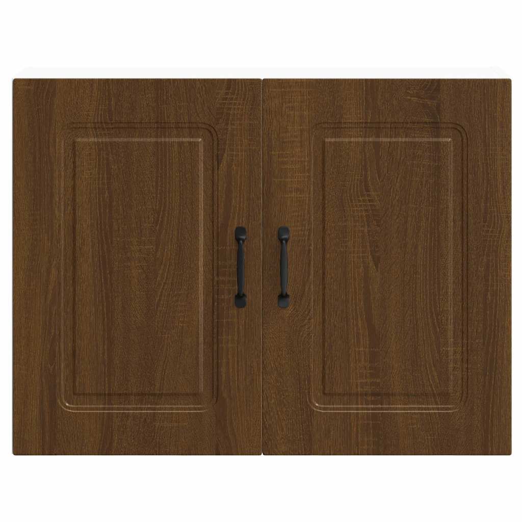 vidaXL ντουλάπι τοίχου κουζίνας "Kalmar" Καφέ δρυς από ξύλο μηχανής