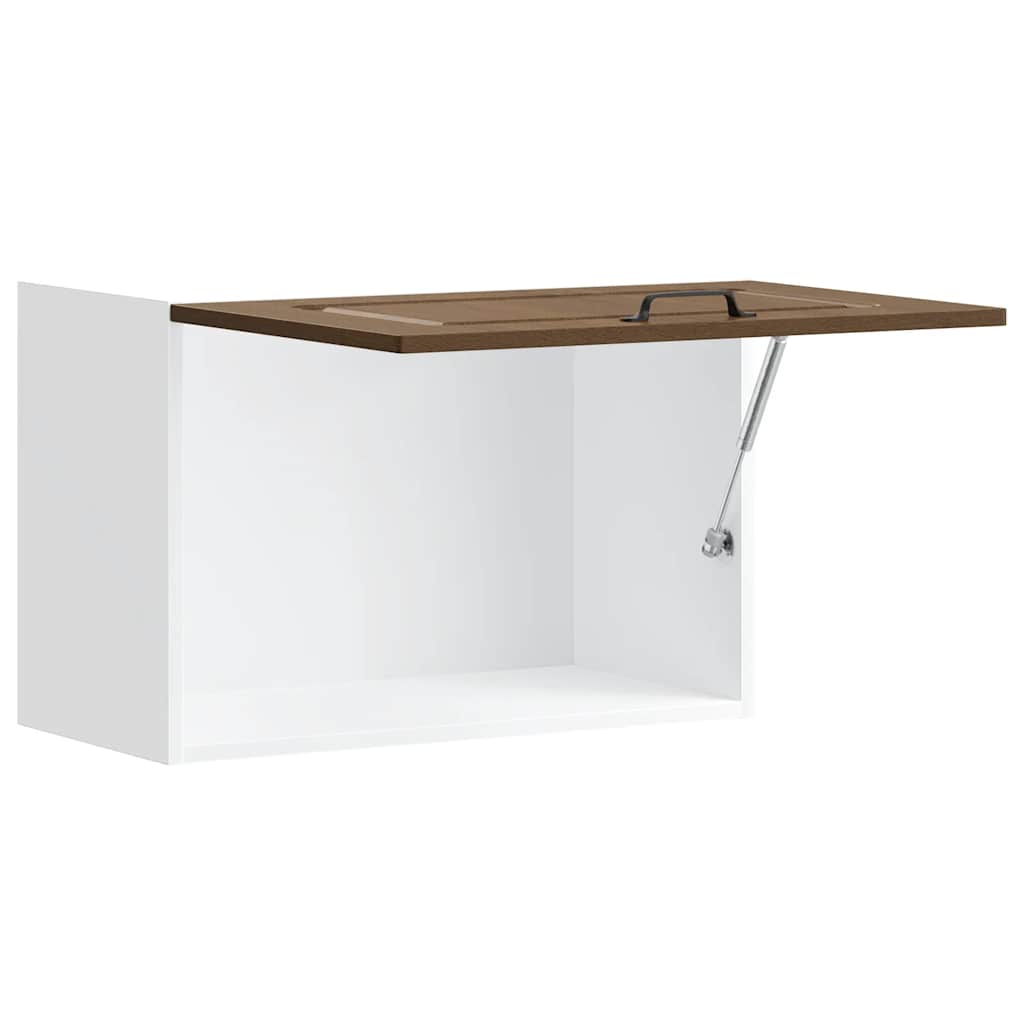 vidaXL ντουλάπι τοίχου κουζίνας "Kalmar" Καφέ δρυς από ξύλο μηχανής