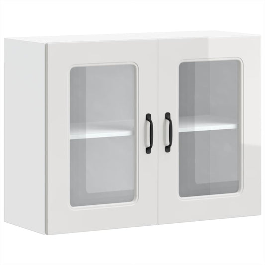vidaXL Ντουλάπι τοίχου κουζίνας με γυάλινη πόρτα "Kalmar"