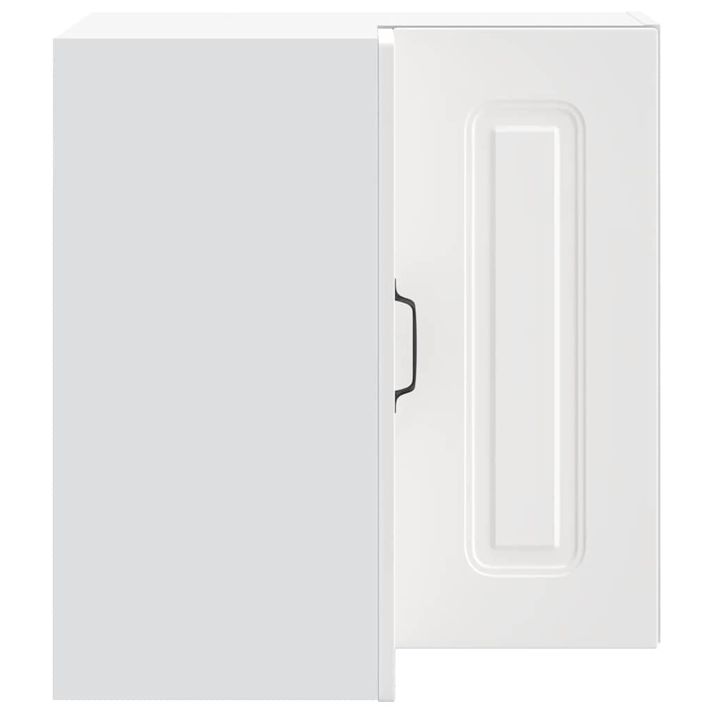 vidaXL Γωνιακό ντουλάπι κουζίνας τοίχου "Kalmar" Λευκό