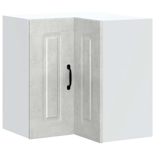 vidaXL Γωνιακό ντουλάπι τοίχου κουζίνας "Kalmar" Σκυρόδεμα