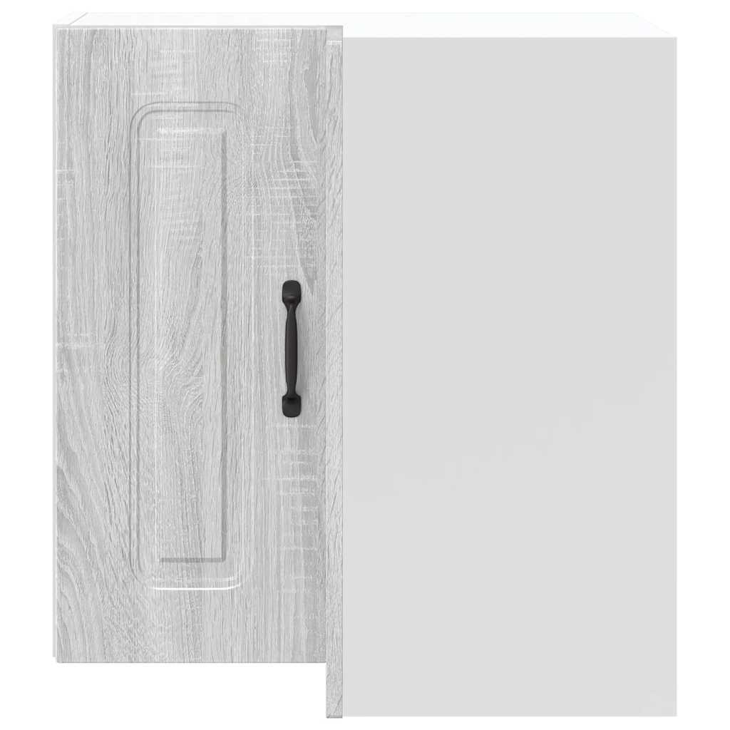 vidaXL Γωνιακό ντουλάπι κουζίνας τοίχου "Kalmar" Γκρι Sonoma