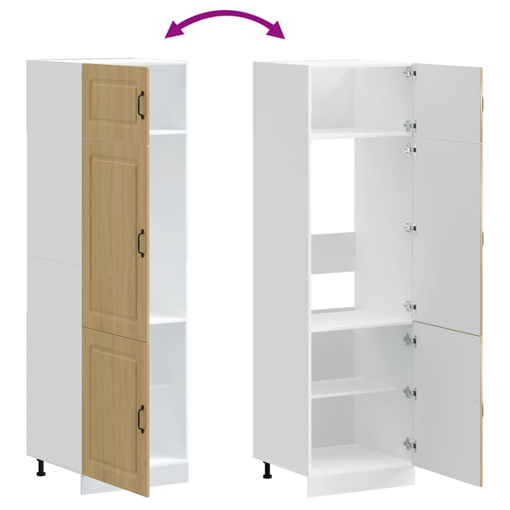 vidaXL Ντουλάπι κουζίνας "Kalmar" Sonoma Oak Engineered Wood