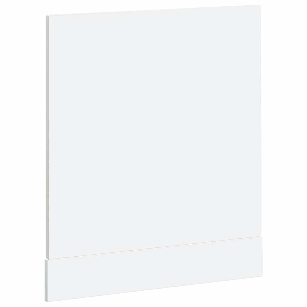 vidaXL Πίνακας πλυντηρίου πιάτων "Kalmar" High Gloss White 60x1,5x67cm