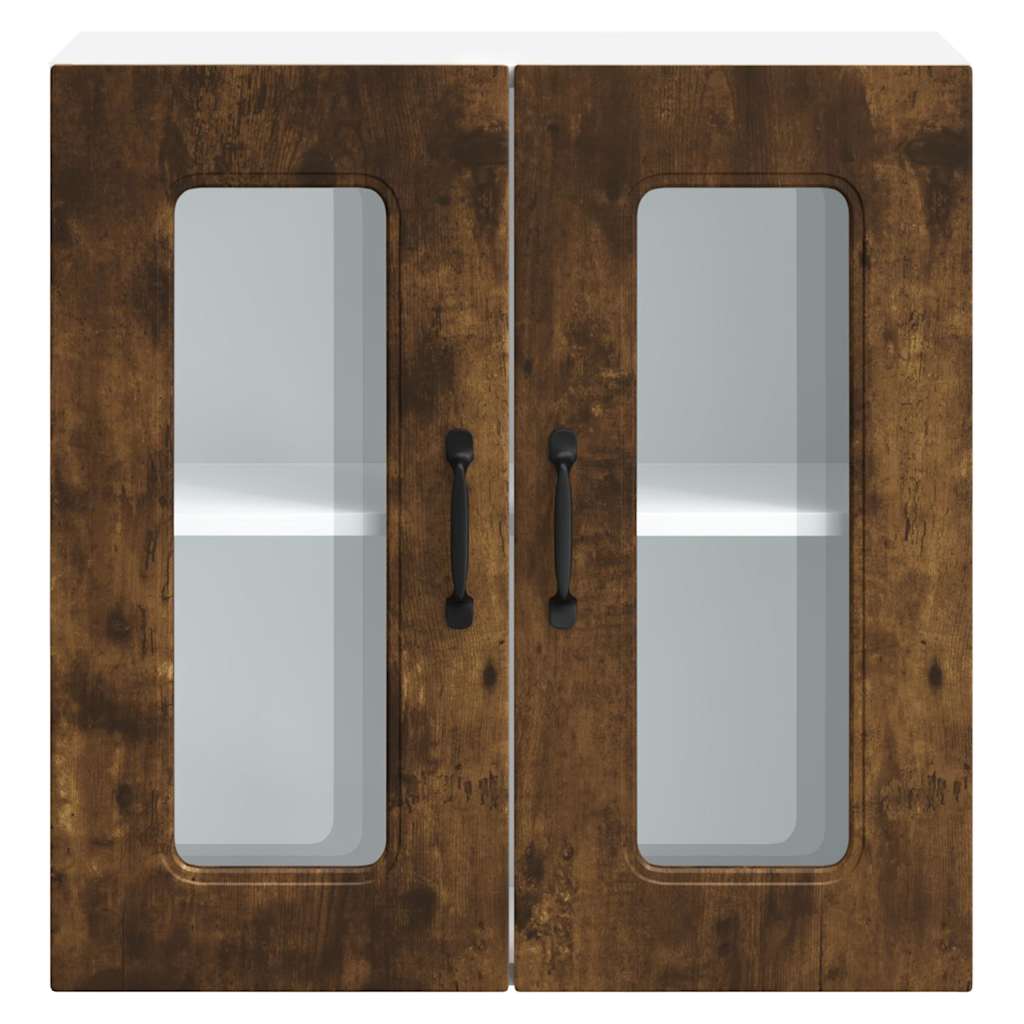 vidaXL Ντουλάπι τοίχου κουζίνας με γυάλινη πόρτα "Kalmar"