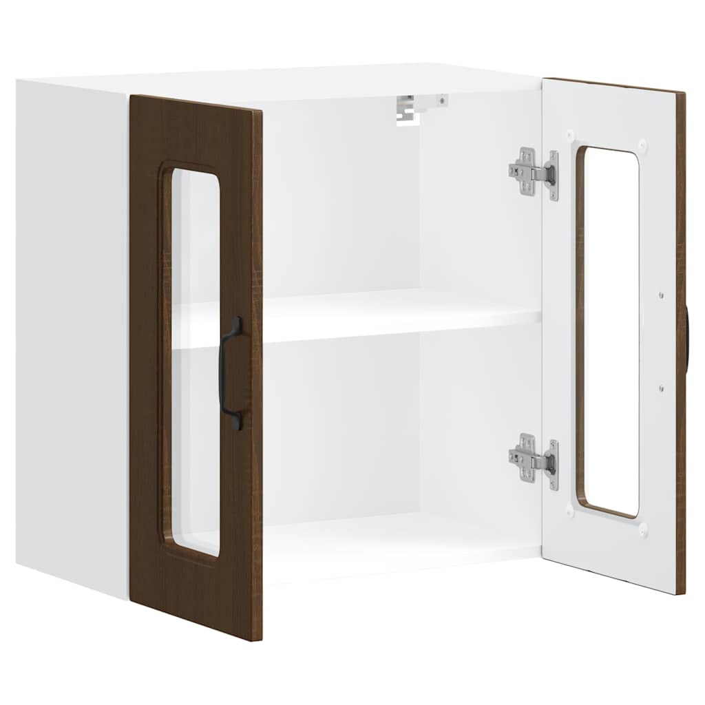 vidaXL Ντουλάπι τοίχου κουζίνας με γυάλινη πόρτα "Kalmar"