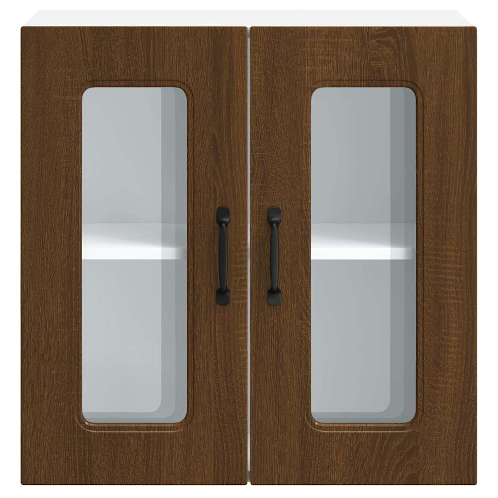 vidaXL Ντουλάπι τοίχου κουζίνας με γυάλινη πόρτα "Kalmar"