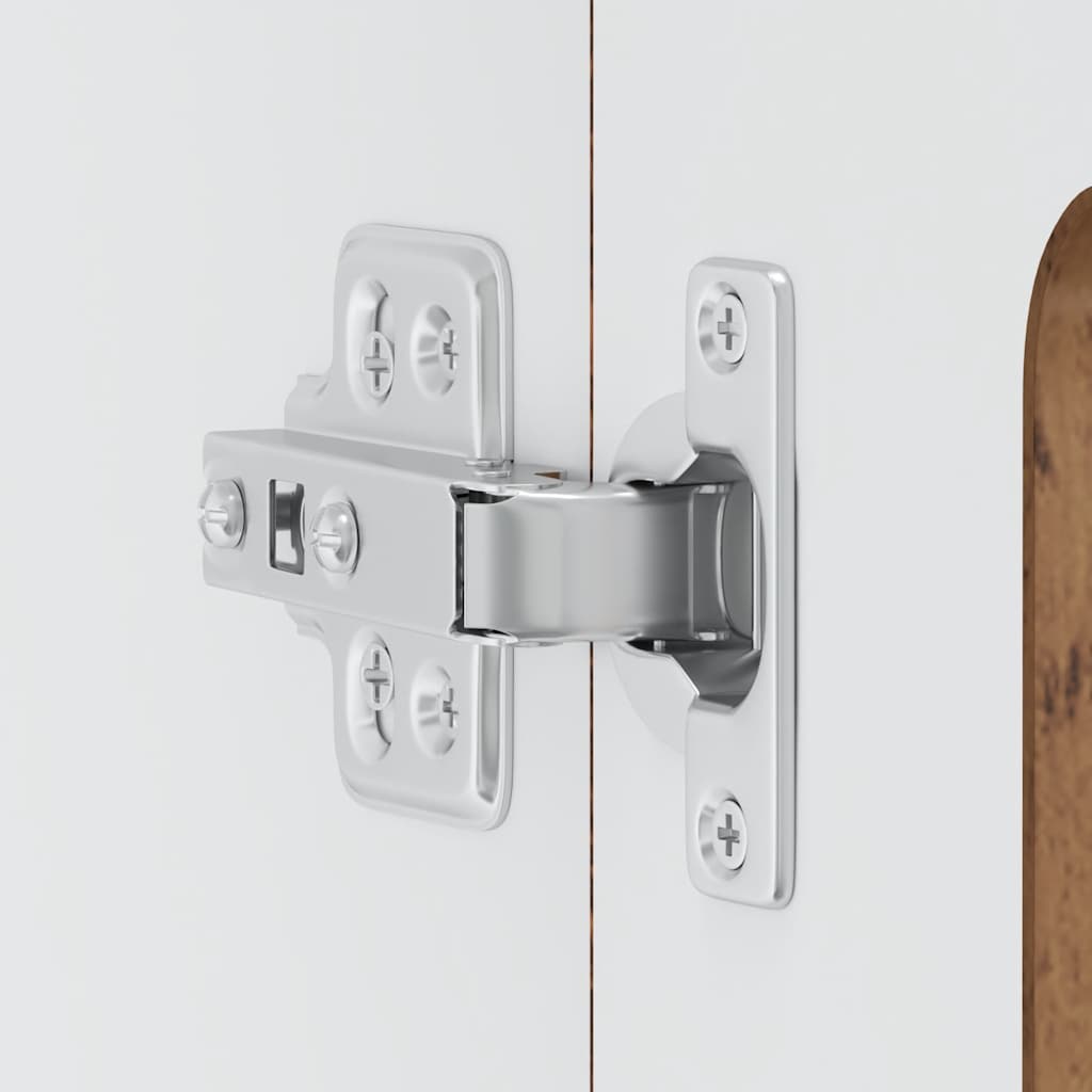 vidaXL Ντουλάπι τοίχου κουζίνας με γυάλινη πόρτα "Kalmar" Παλιό ξύλο