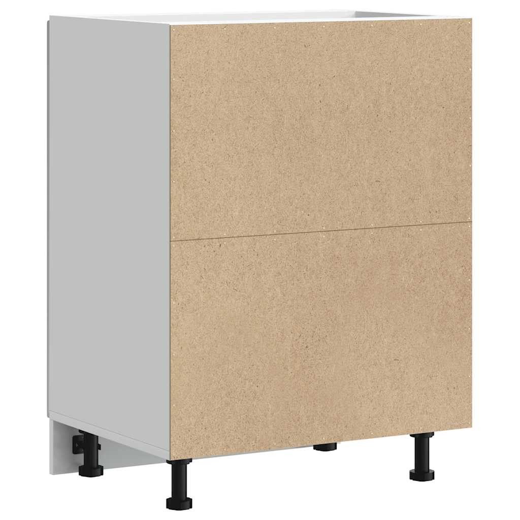 vidaXL Ντουλάπι βάσης νεροχύτη "Lucca" Λευκό κατασκευασμένο ξύλο