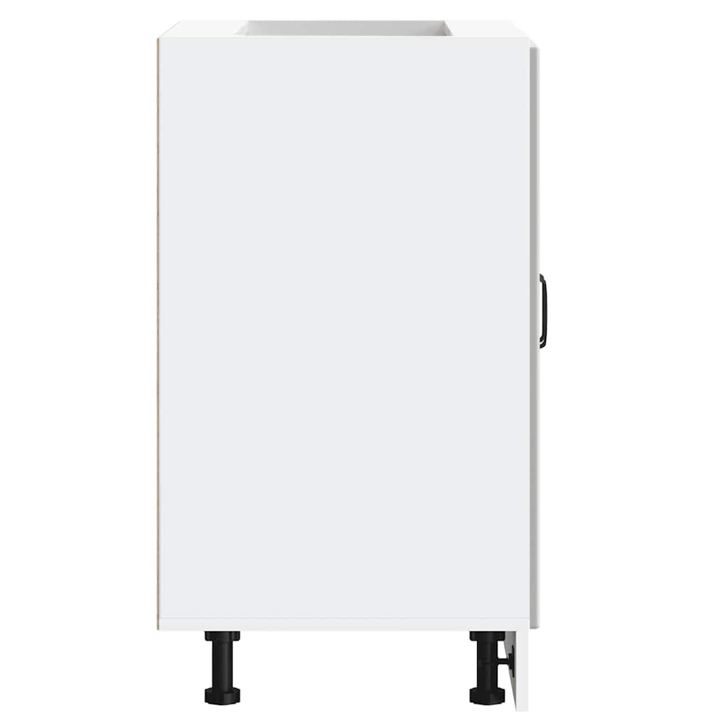 vidaXL Ντουλάπι βάσης νεροχύτη "Lucca" Λευκό κατασκευασμένο ξύλο