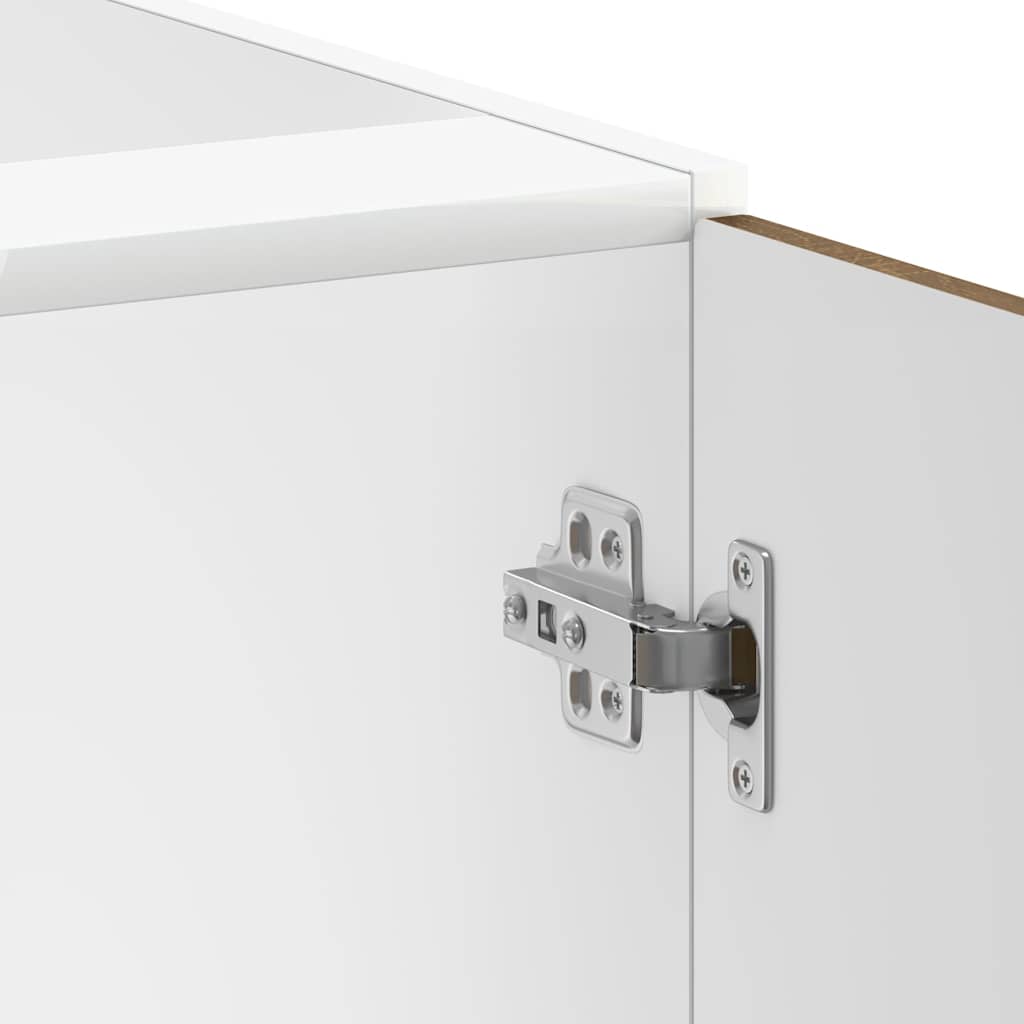 vidaXL Ντουλάπι βάσης νεροχύτη "Lucca" Καπνιστή δρυς