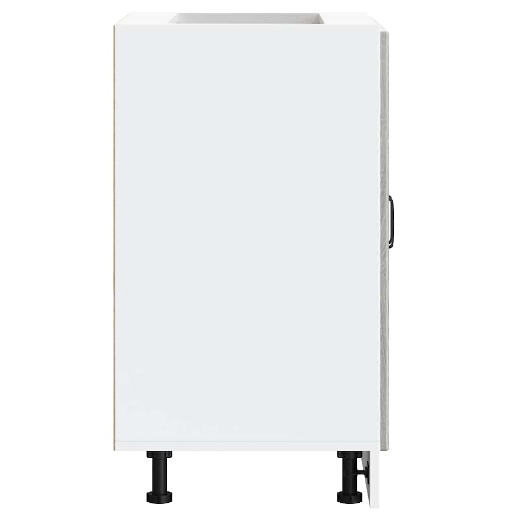 vidaXL Ντουλάπι βάσης νεροχύτη "Lucca" Γκρι Sonoma Κατασκευασμένο ξύλο