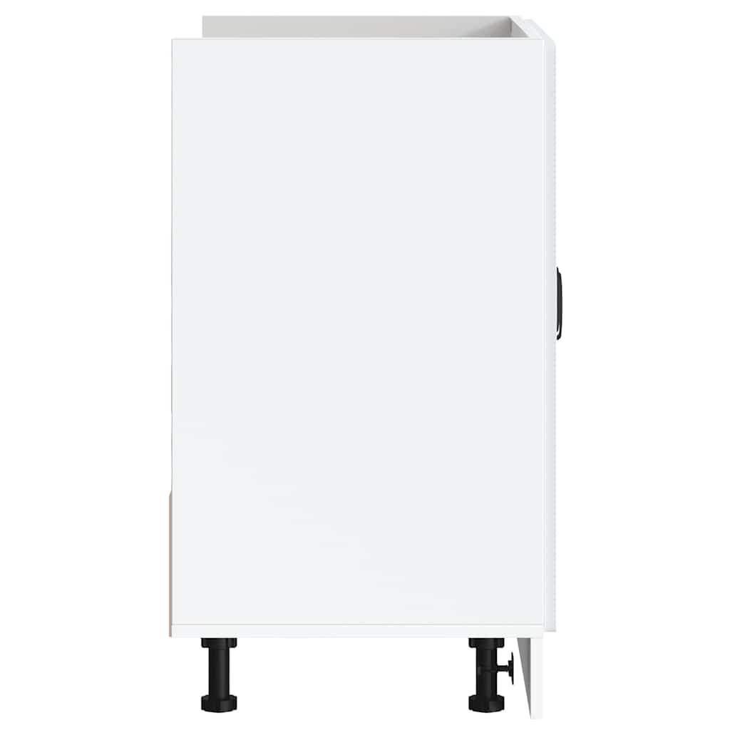 vidaXL Ντουλάπι βάσης νεροχύτη "Lucca" Λευκό κατασκευασμένο ξύλο