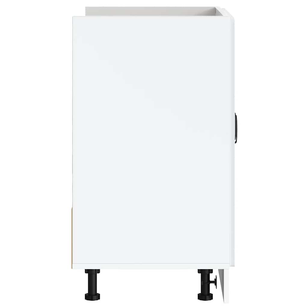 vidaXL Ντουλάπι βάσης νεροχύτη "Lucca" High Gloss White