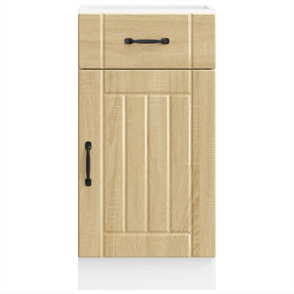 vidaXL ντουλάπι βάσης κουζίνας Lucca Δρυς sonoma κατασκευασμένο ξύλο