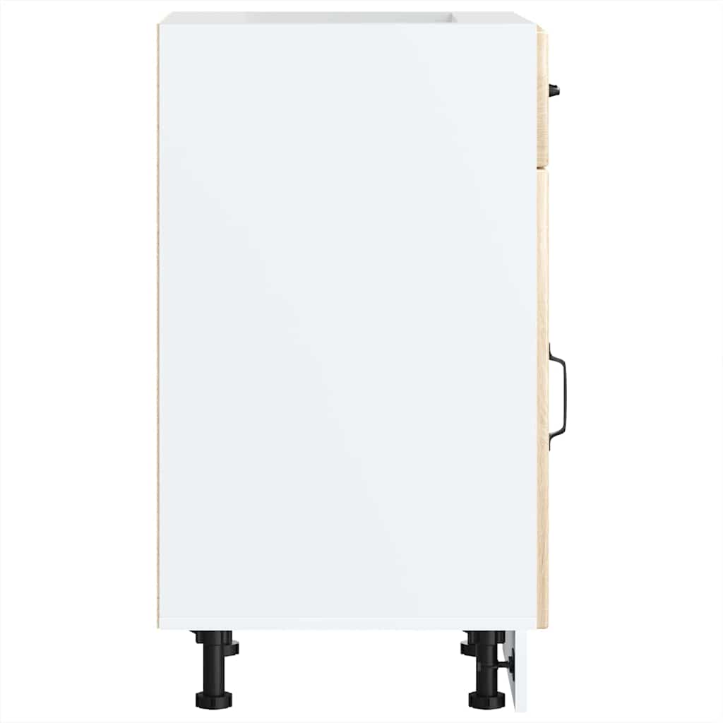 vidaXL ντουλάπι βάσης κουζίνας Lucca Δρυς sonoma κατασκευασμένο ξύλο